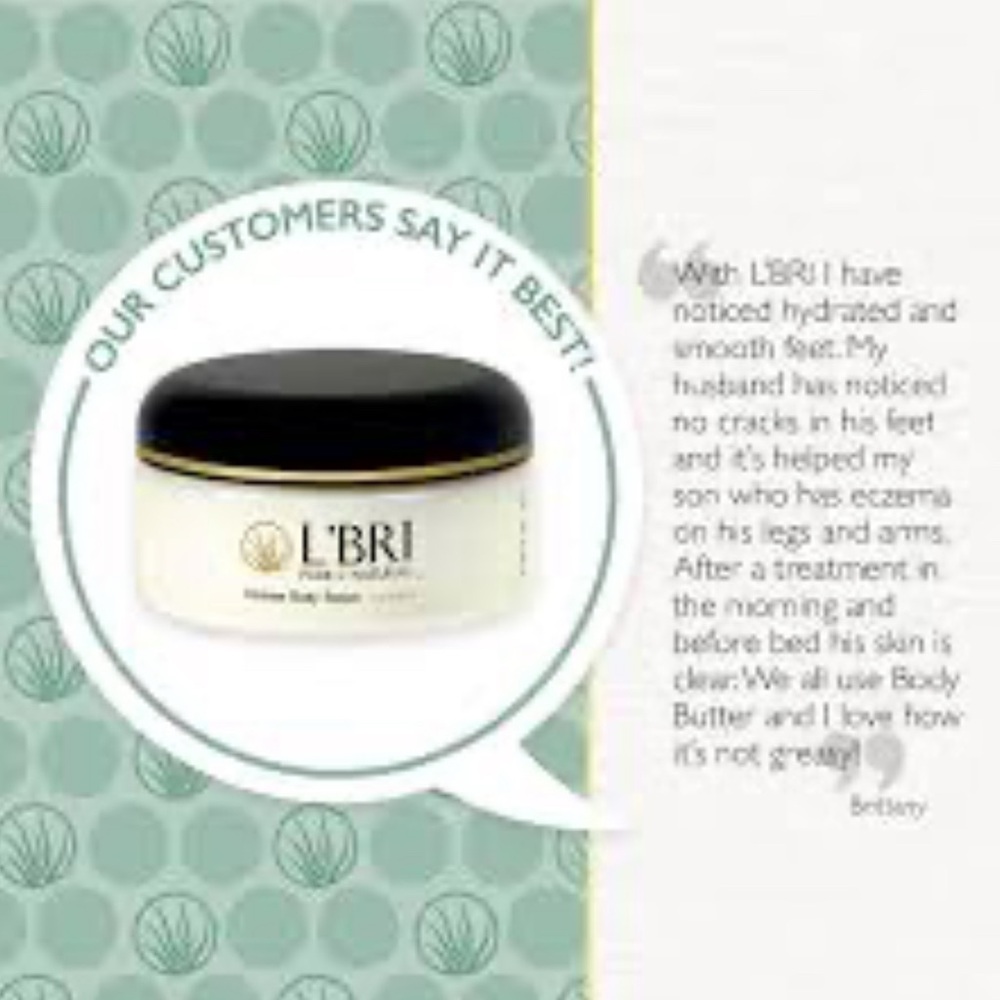 L'BRI Pure n' Natural Intense Body Butter * FROSTED SUGAR PLUM* Brand New - Picture 2 of 5